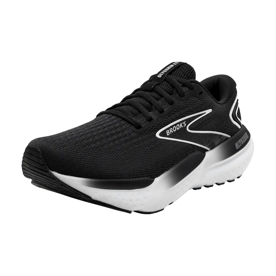 Brooks Men's Glycerin 21 2E Width Black/Grey/White