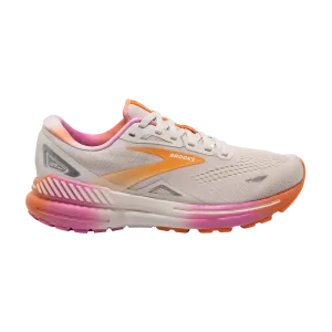 Brooks Women's Adrenaline GTS 23 B Width Sand/Sunset/Fuchsia