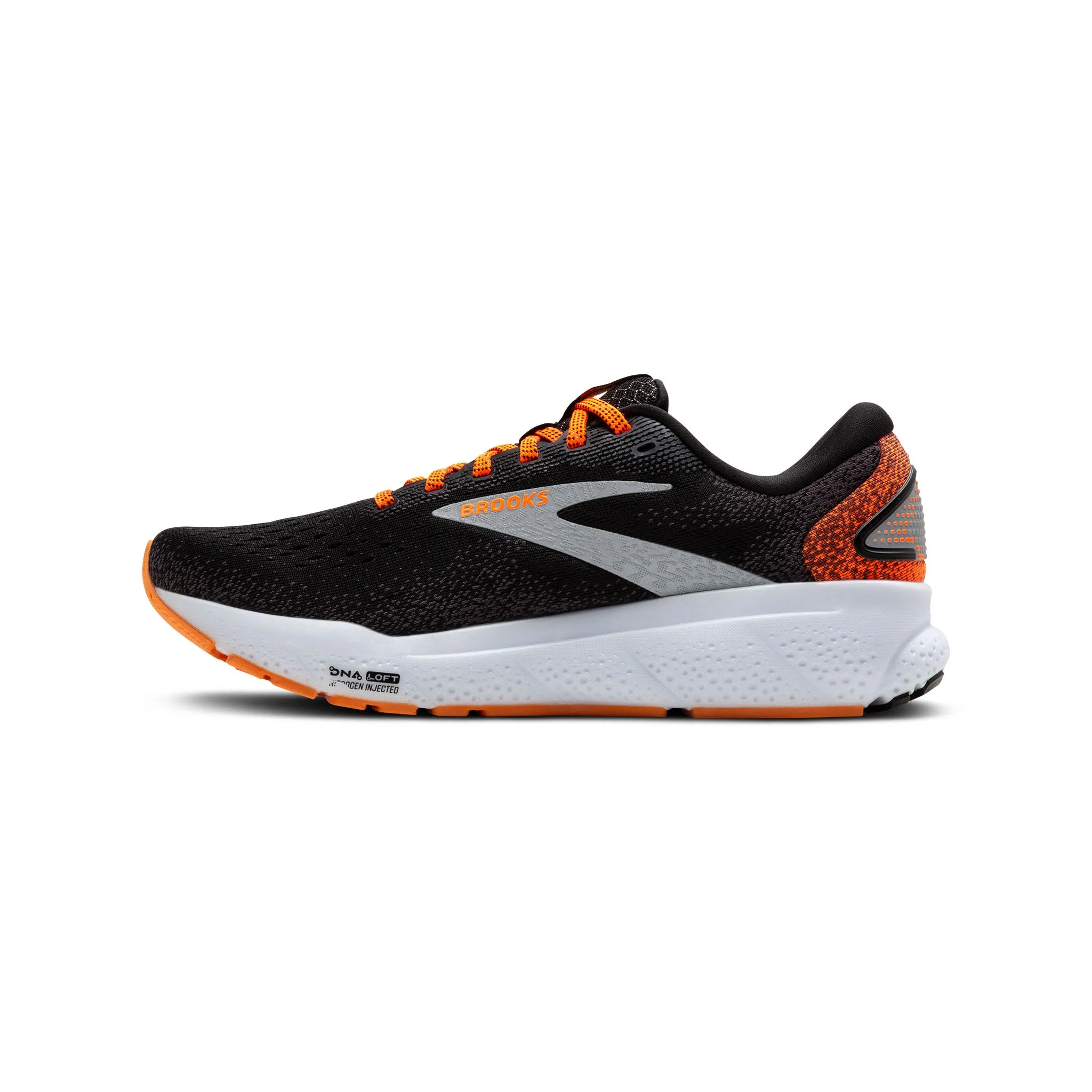 Brooks | Women's Ghost 16 Running Shoes - Black/Orange/White