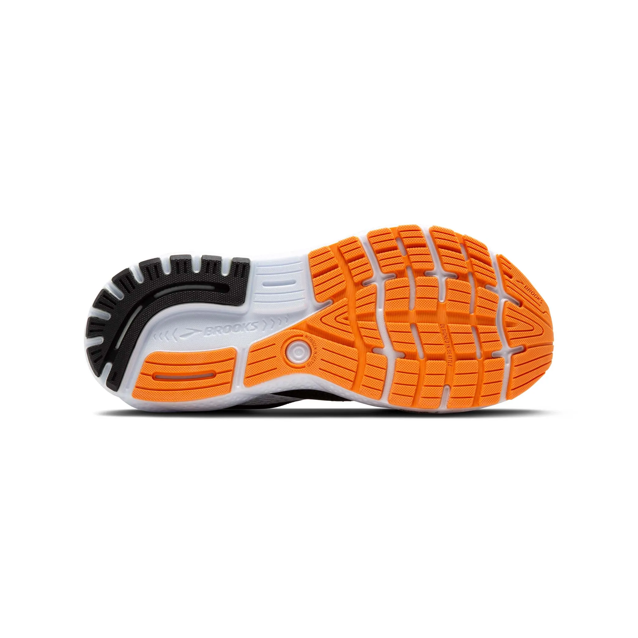 Brooks | Women's Ghost 16 Running Shoes - Black/Orange/White