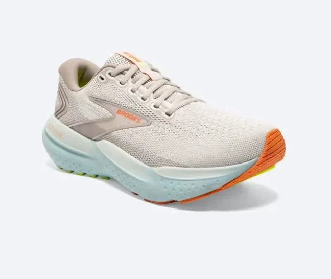 Brooks Women's Glycerin GTS 21 Running Shoes - Coconut/Aqua/Sunset