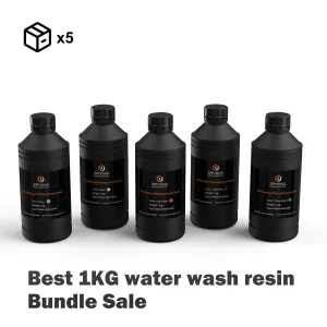 Bundle Sale- ERYONE Water Washable 3D Printer Resin 1KG (MOQ:5 bottles,Can Mix Color)