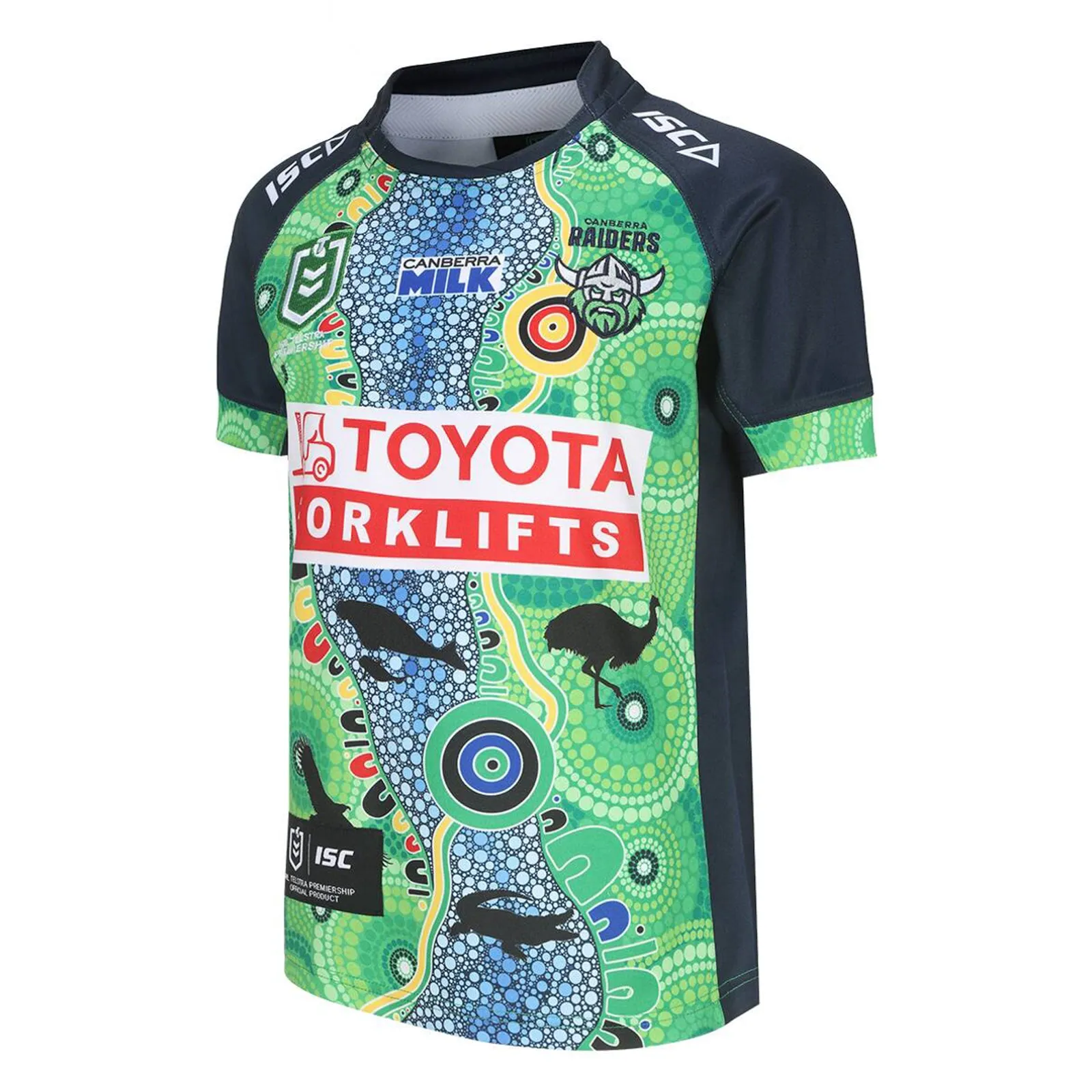 Canberra Raiders Indigenous 2024 Kids Jersey NRL Rugby League By ISC