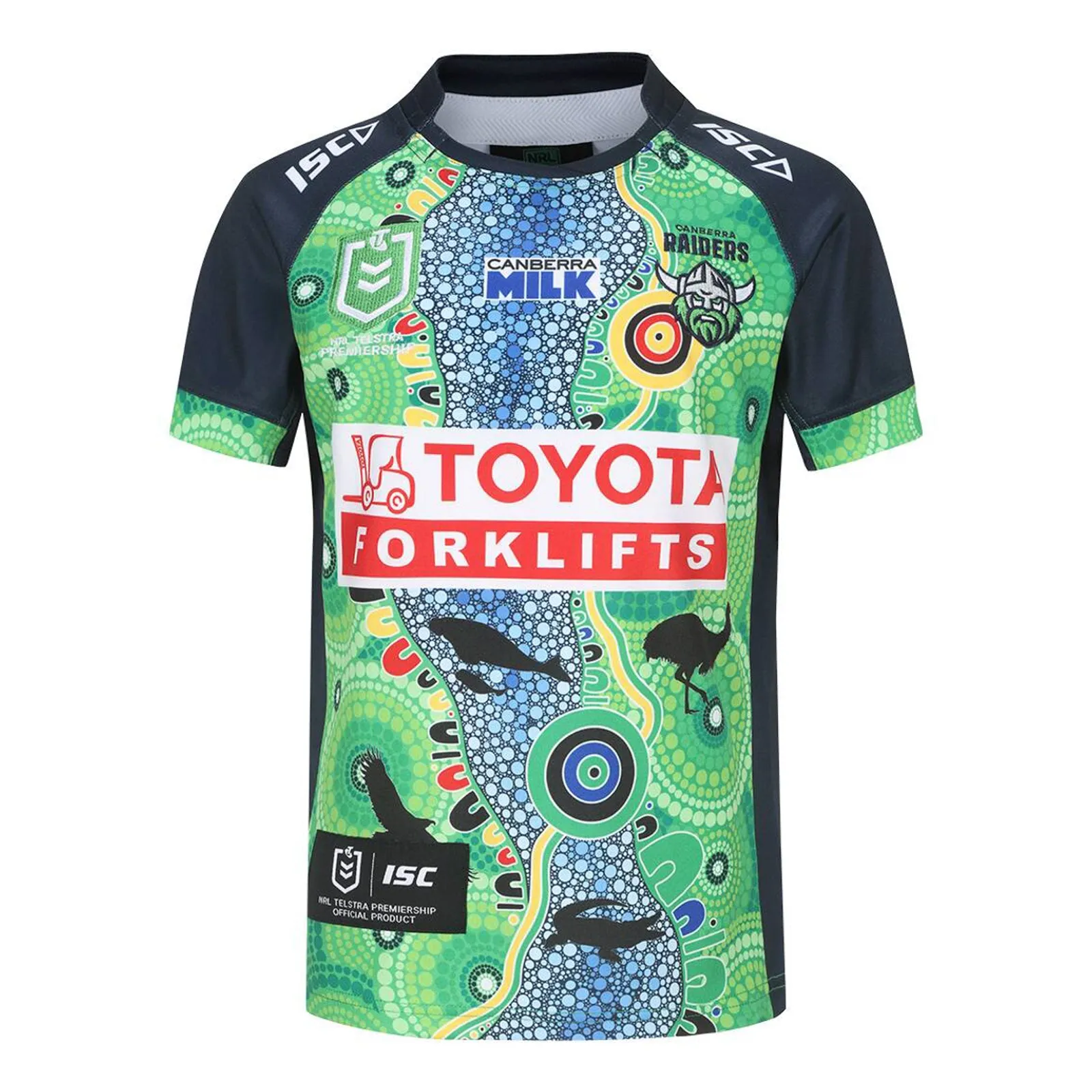 Canberra Raiders Indigenous 2024 Kids Jersey NRL Rugby League By ISC