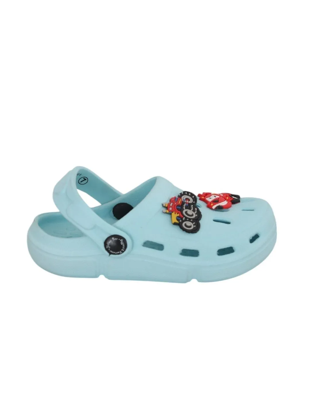 Car-Themed Clogs with Fun Cartoon Design for Boys