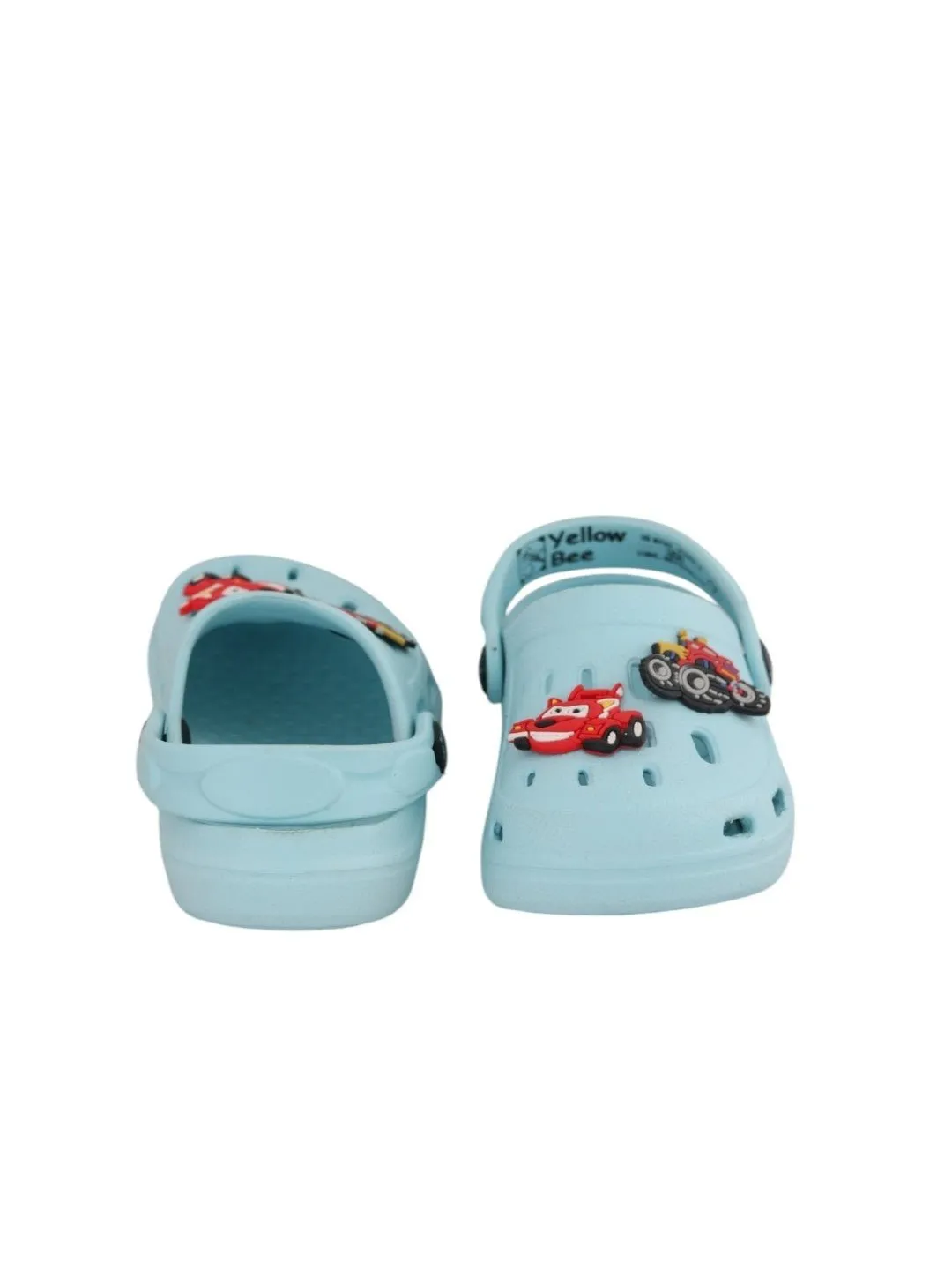 Car-Themed Clogs with Fun Cartoon Design for Boys