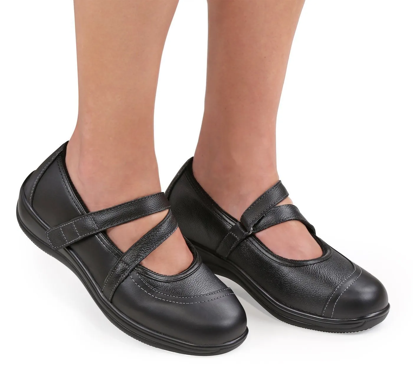 Celina - Black Mary Jane Shoes