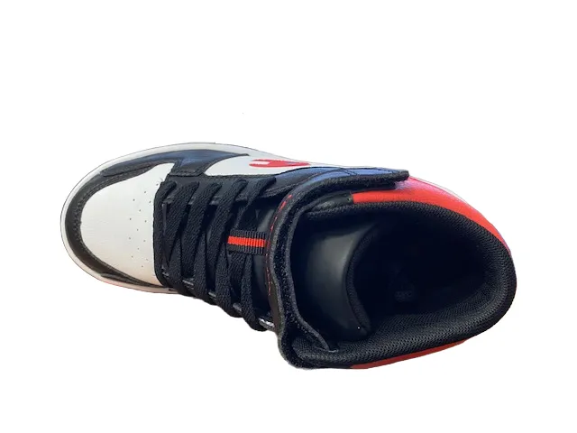 Champion Scarpa alta da bambino con laccio e strappo Rebound 2.0 Mid S32413 KK003 black-navy-red