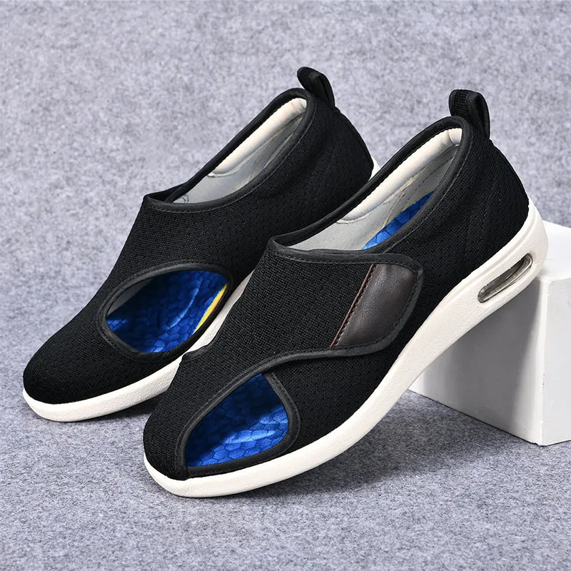 Cilool Plus Size Wide Diabetic Shoes For Swollen Feet Width Shoes-NW048