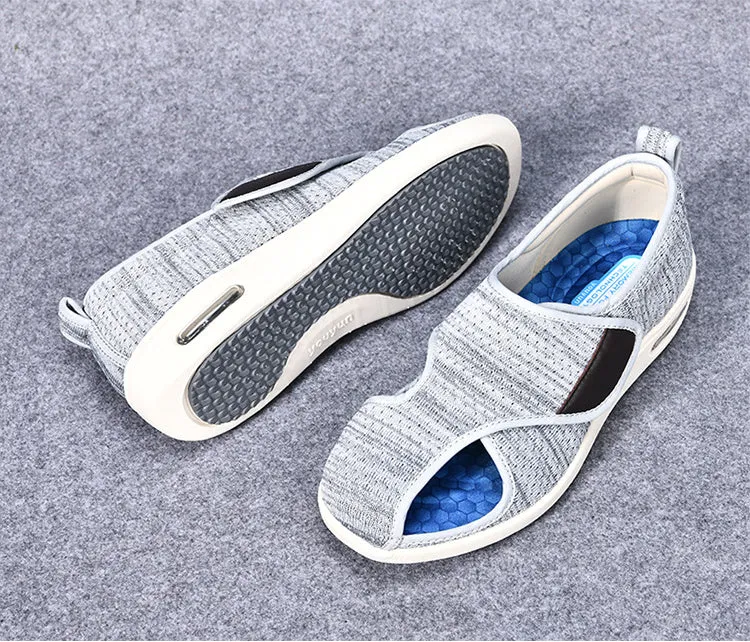 Cilool Plus Size Wide Diabetic Shoes For Swollen Feet Width Shoes-NW048