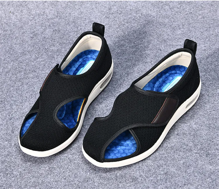 Cilool Plus Size Wide Diabetic Shoes For Swollen Feet Width Shoes-NW048