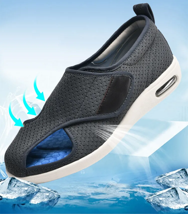 Cilool Plus Size Wide Diabetic Shoes For Swollen Feet Width Shoes-NW048