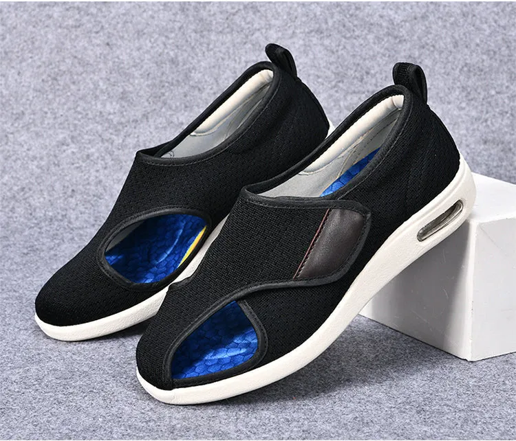 Cilool Plus Size Wide Diabetic Shoes For Swollen Feet Width Shoes-NW048