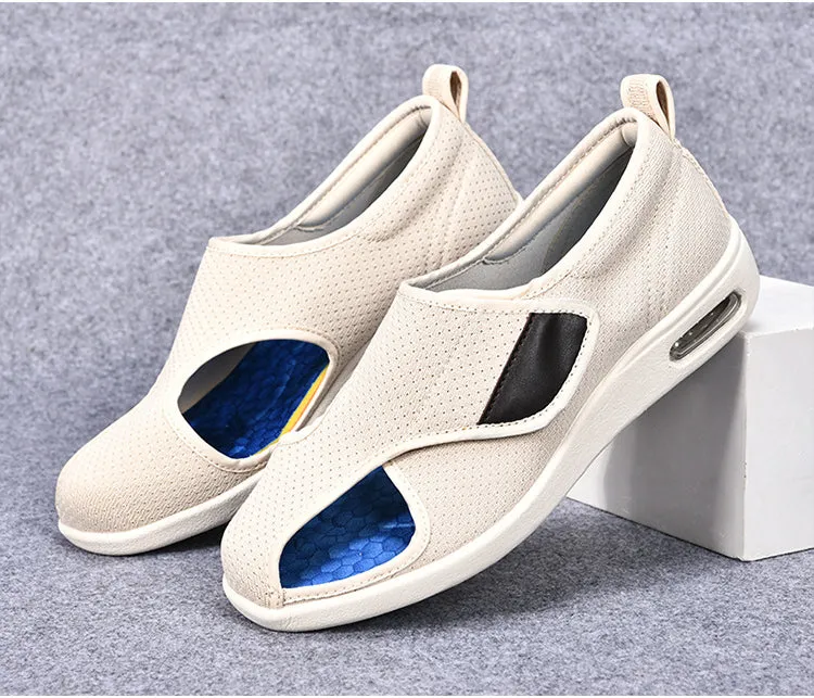 Cilool Plus Size Wide Diabetic Shoes For Swollen Feet Width Shoes-NW048