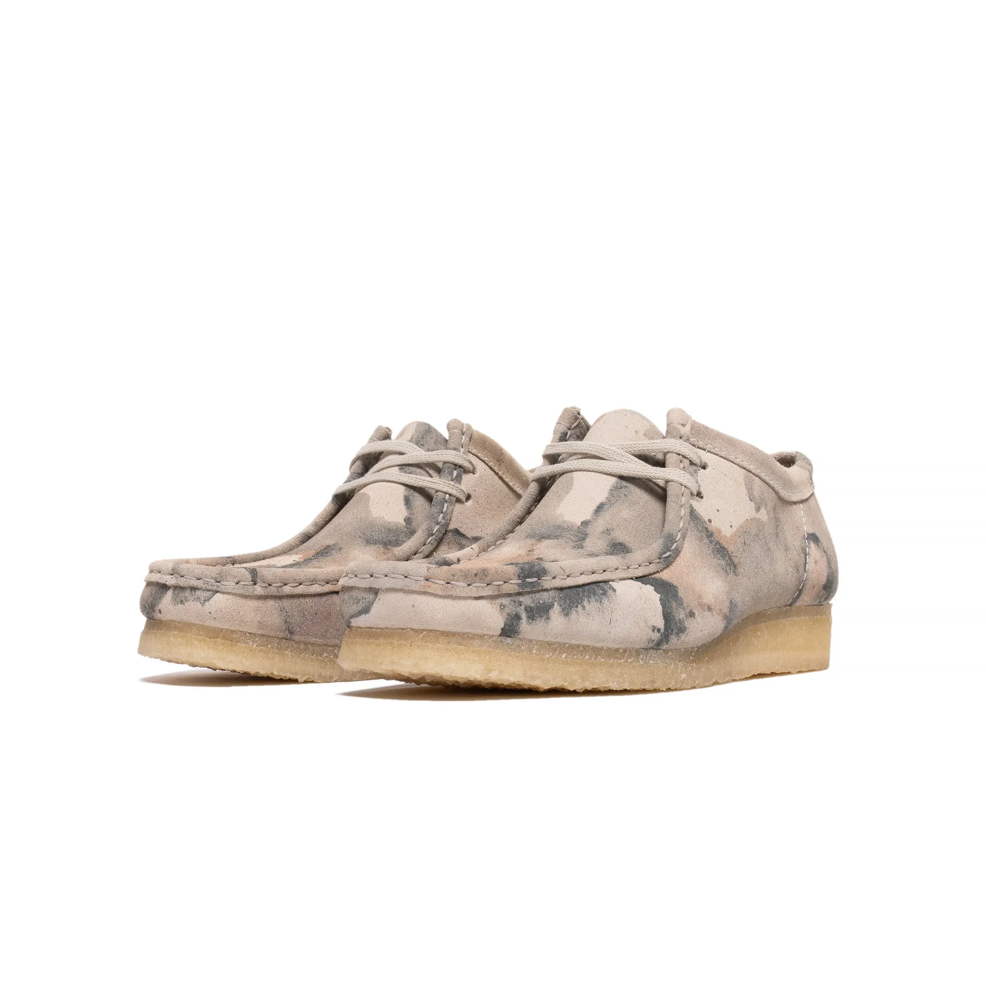 Clarks Mens Off White Camo Shoes