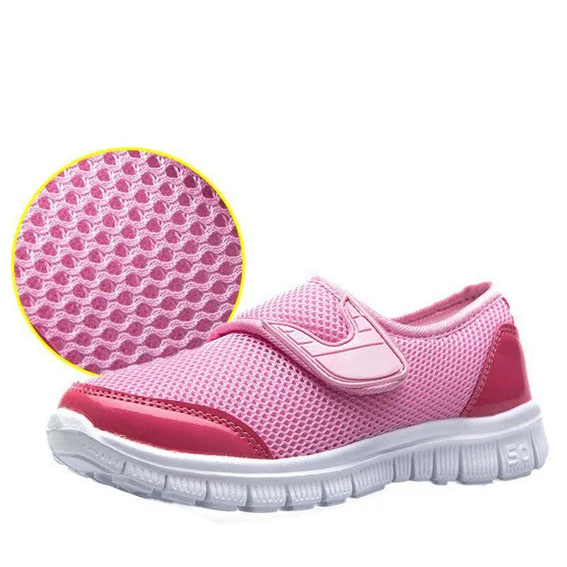 Convenient Children Sport Shoes Boys Shoes Mesh Shoes Spring Summer Girls Casual Shoes Breathable Air Mesh Fashion Kids Sneakers