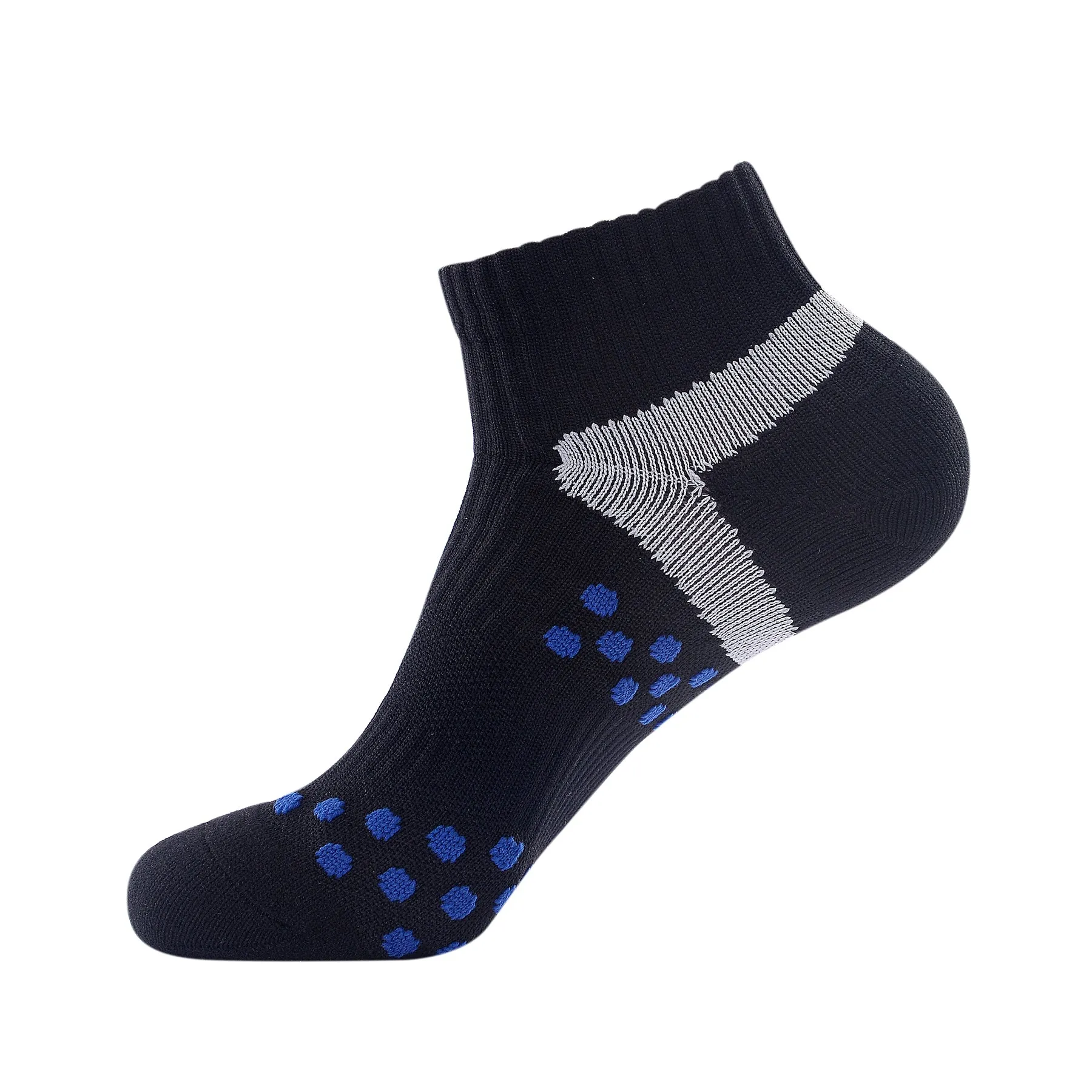 COOLMAX Professional Running Socks - Compression Massage - Black - Size UK 7 - 11