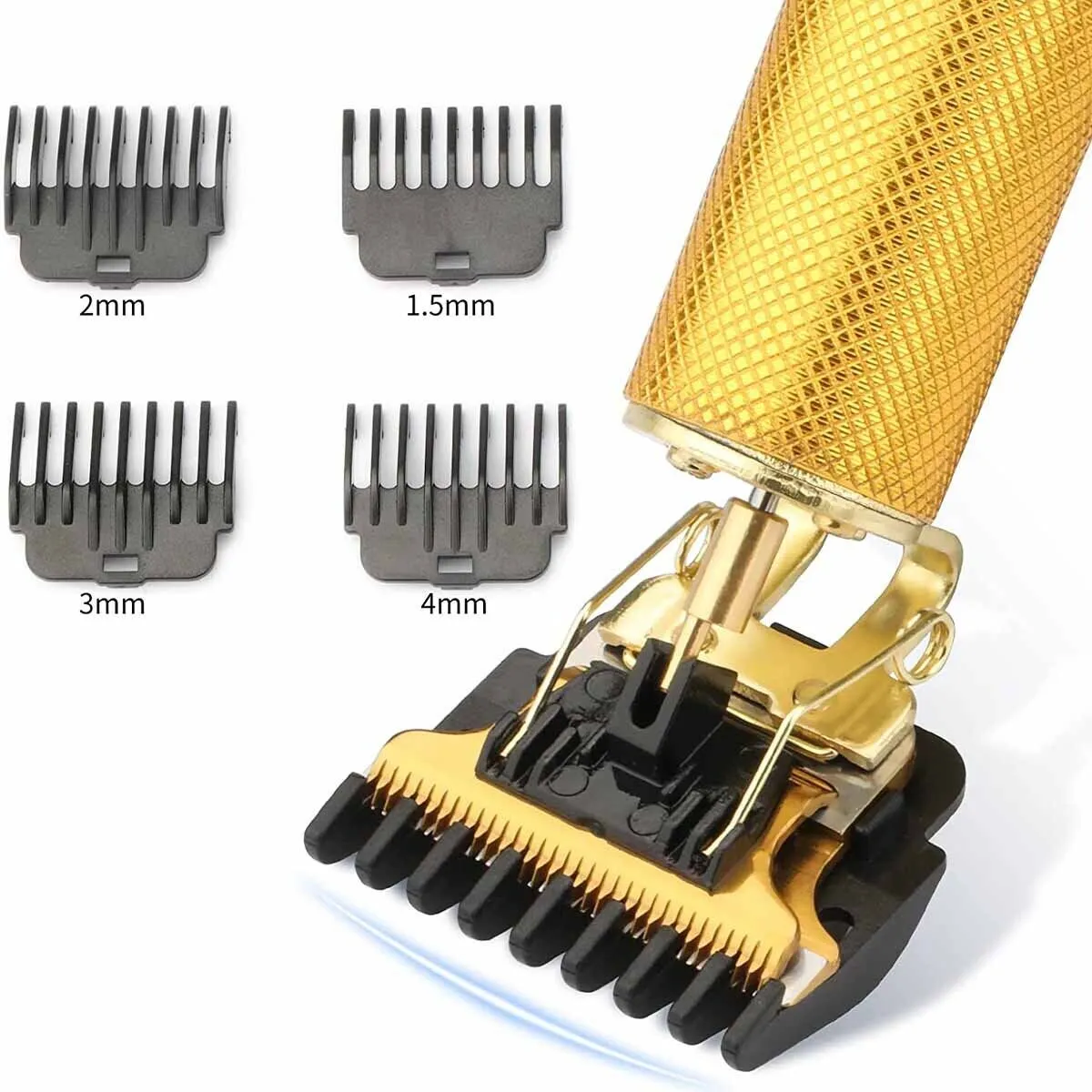 Cordless Hair Clippers Trimmer Shaving Machine-Gold