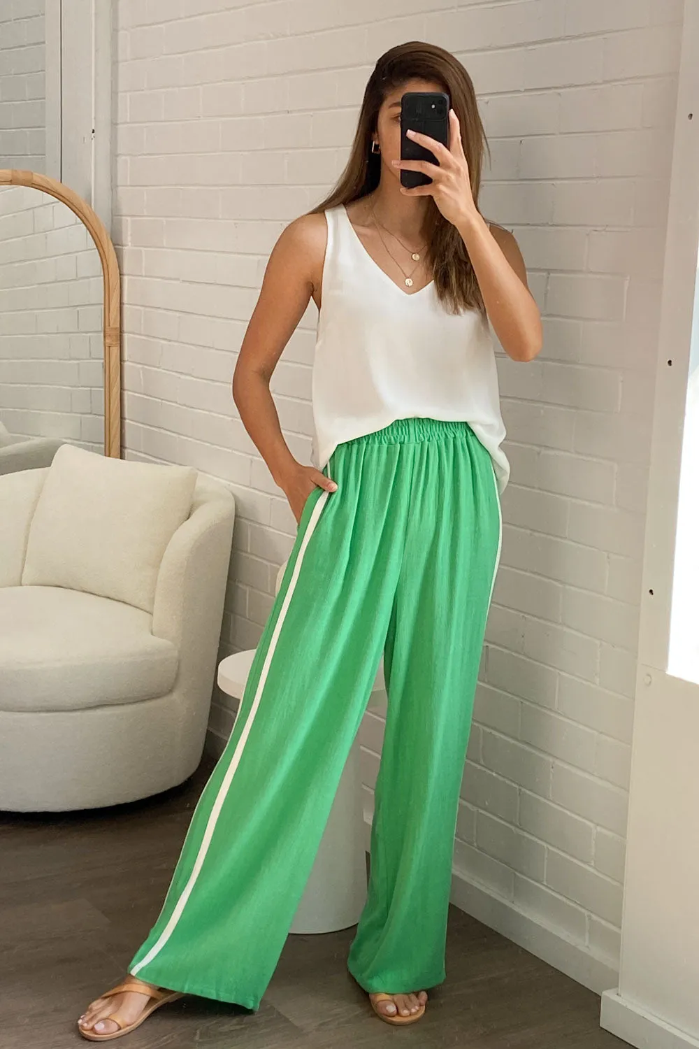 Courtney Linen Blend Pants