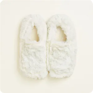 Cream Warmies Slippers