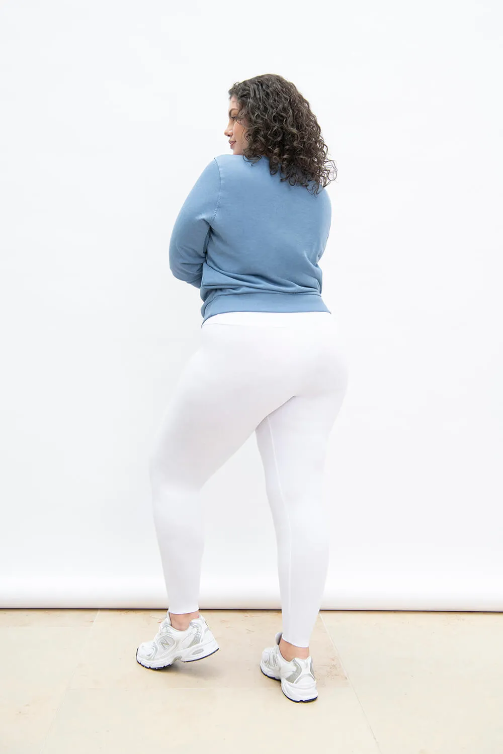 Curve Everyday High Waisted Leggings - White