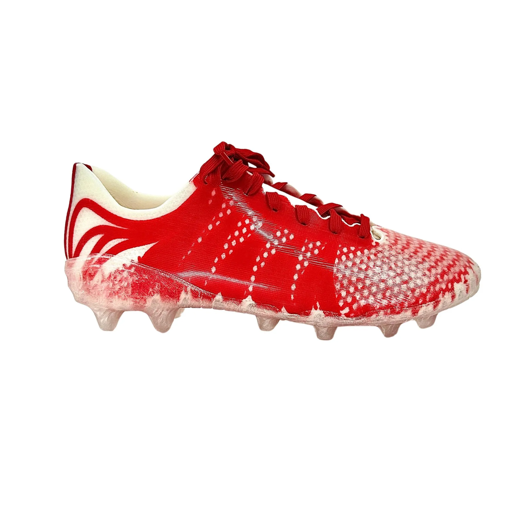 Custom Baseball Cleats - Red Run