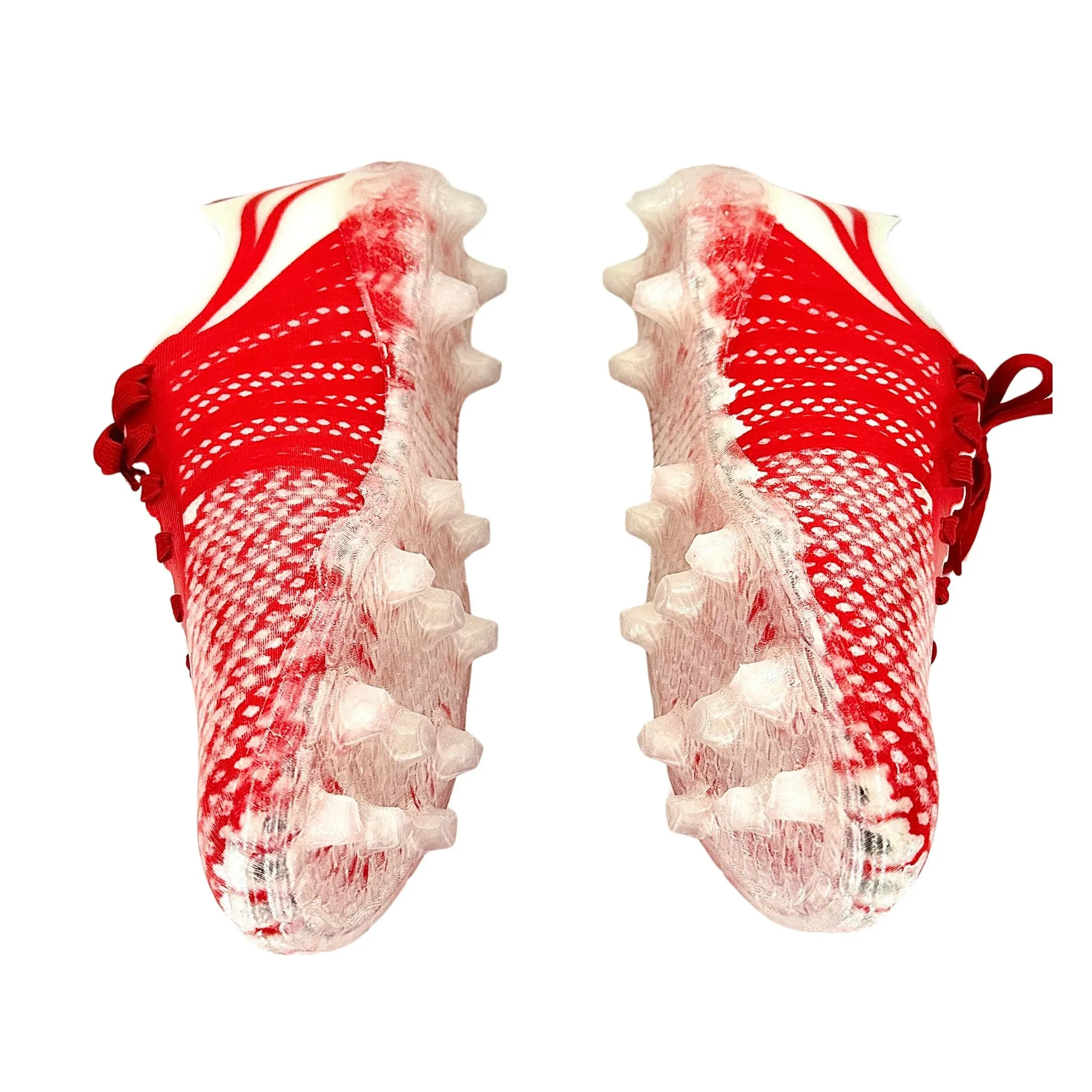 Custom Baseball Cleats - Red Run