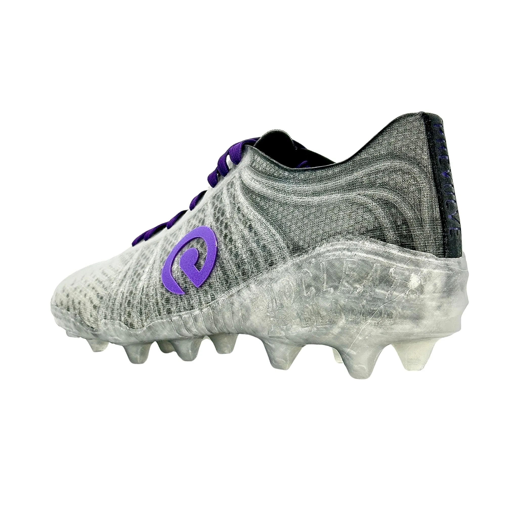 Custom Lacrosse Cleats - Philly Purple - FG Bladed