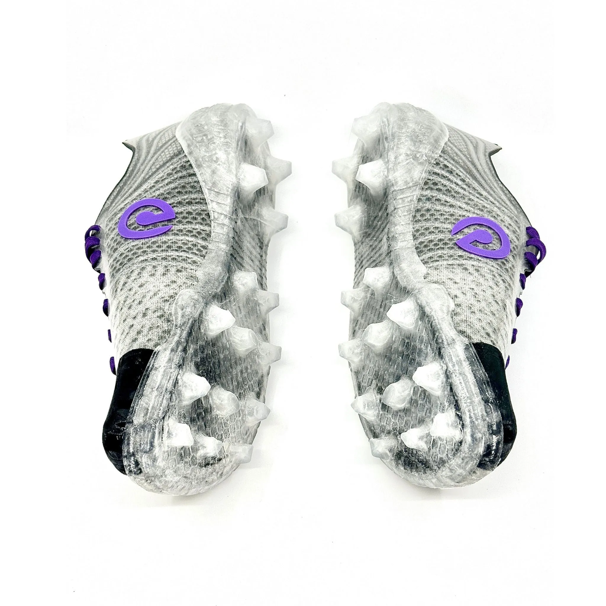 Custom Lacrosse Cleats - Philly Purple - FG Bladed