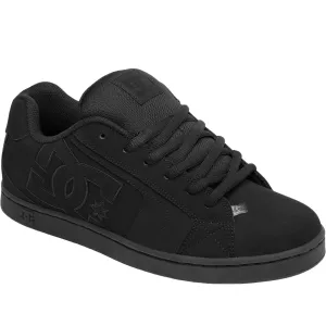 DC Shoes Mens Net Leather Trainers - Black