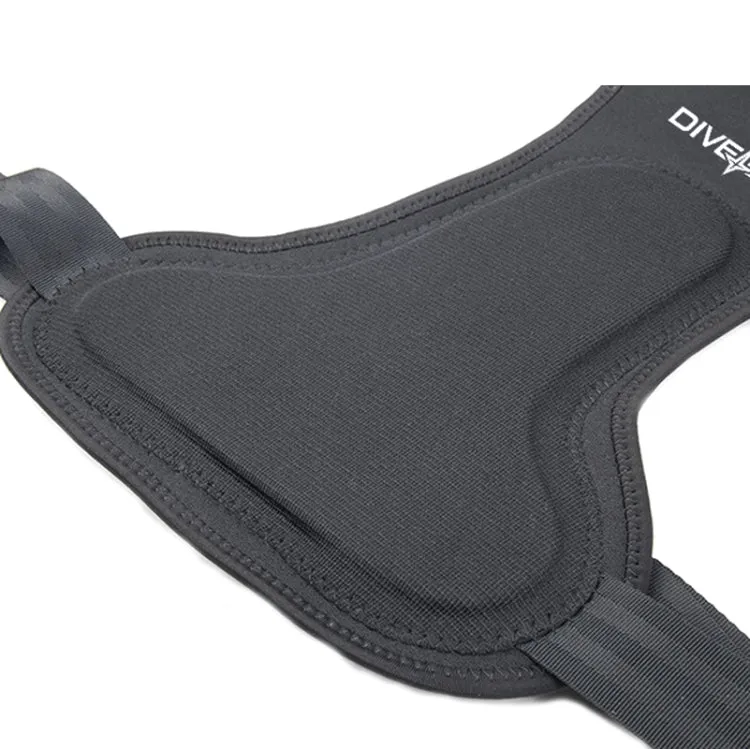 DIVESTAR Hunting Fish Breast Pad Diving Thicken Diving Suit, Size: Free Size(Black)