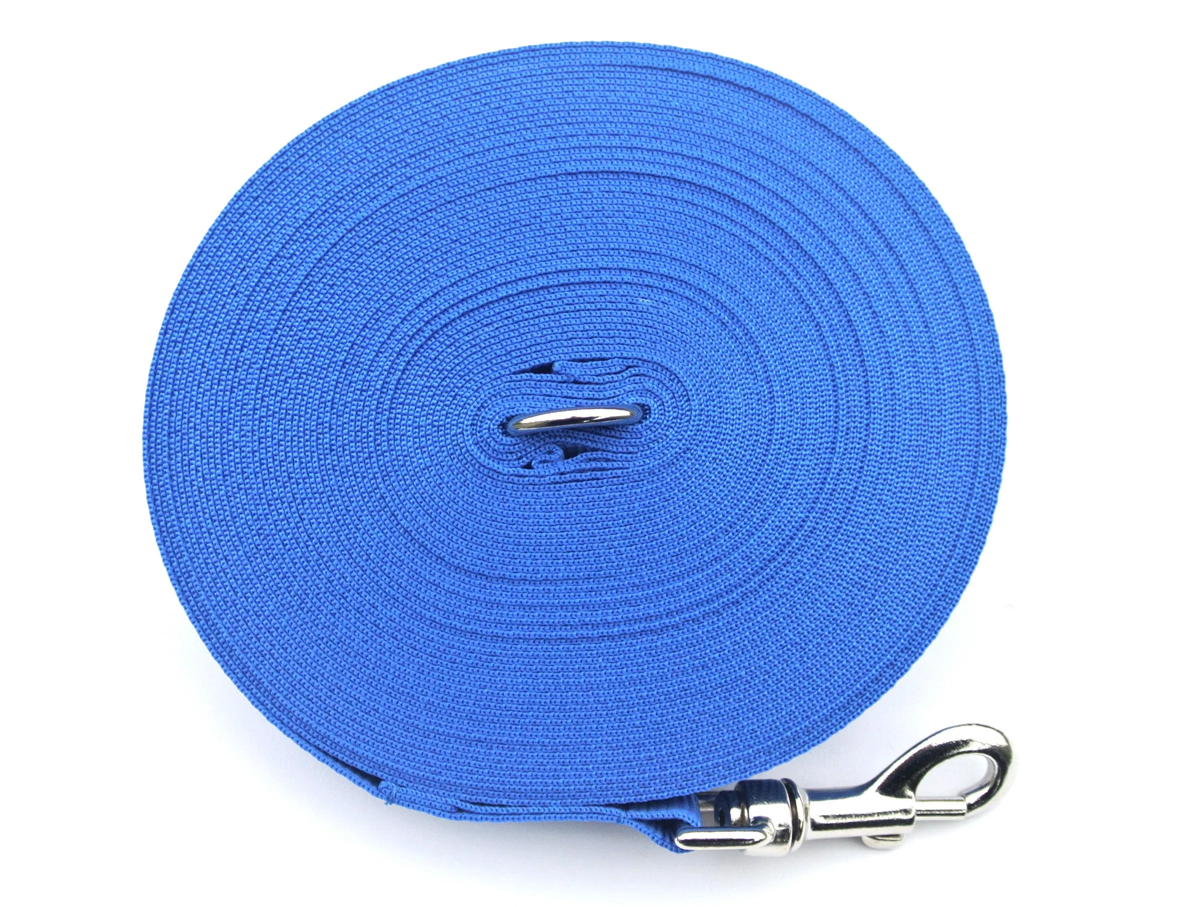 Dog Training Lead 5ft - 100ft Long Strong Tracking Leash Recall Line In 7 Colours 25mm Webbing