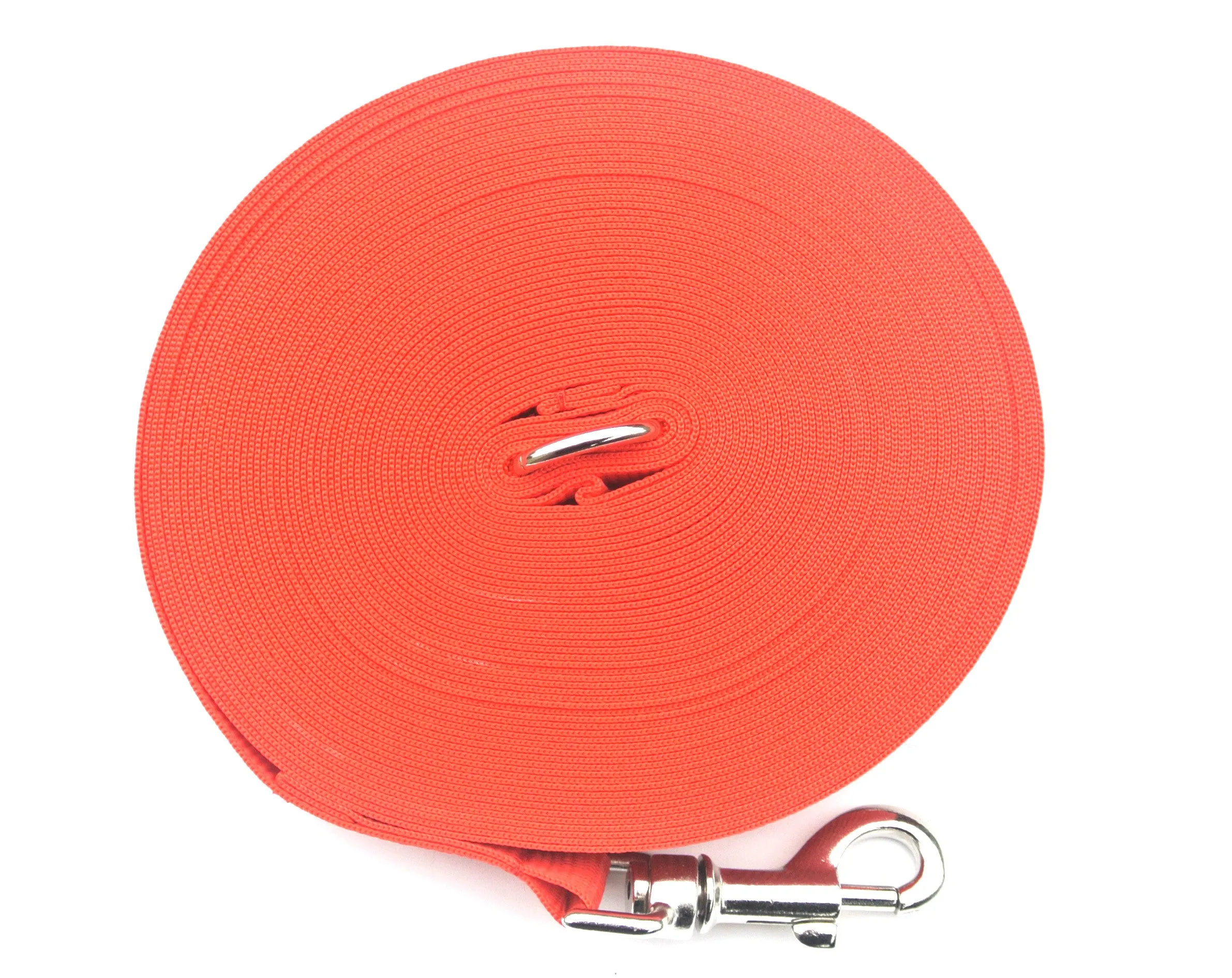 Dog Training Lead 5ft - 100ft Long Strong Tracking Leash Recall Line In 7 Colours 25mm Webbing