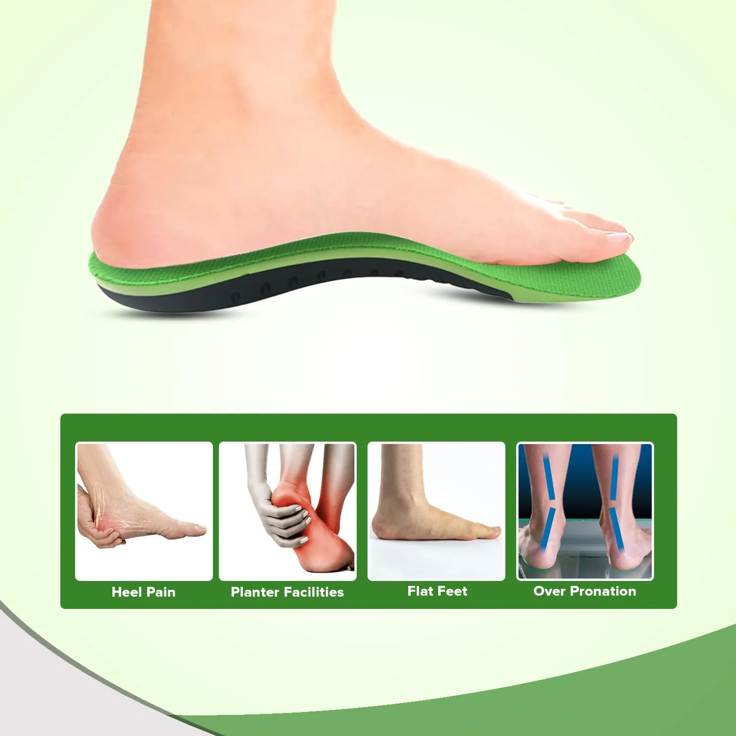 Dr Foot | Insole for Shoes Men | Arch Support for Flat Feet | Flat Feet Arch Support Insole | Shoe Insole | Gel Insoles for Men | Plantar Fasciitis | Arthritis Pain Relief Product | Orthotics | Small