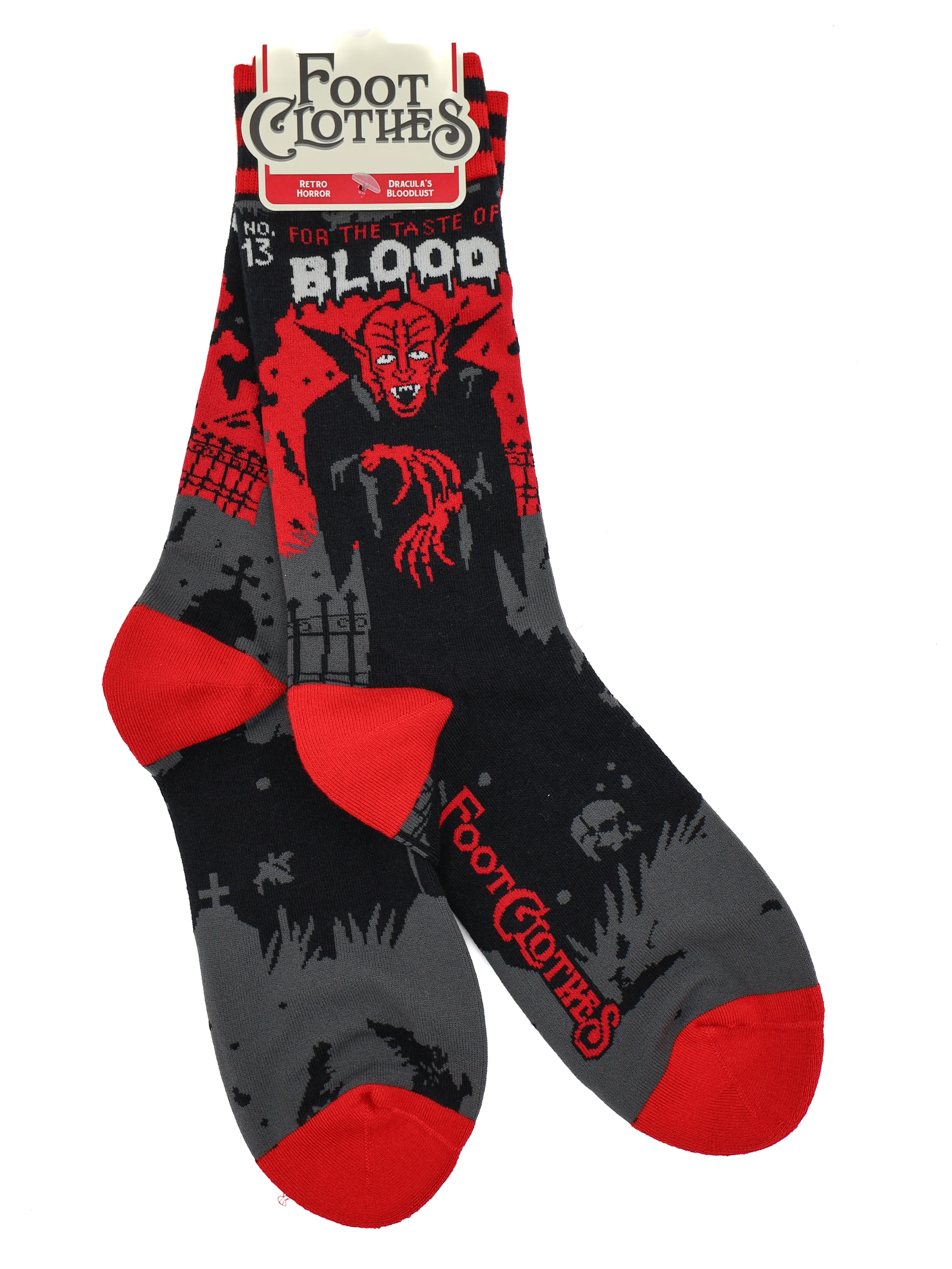 Dracula's Bloodlust Crew Socks