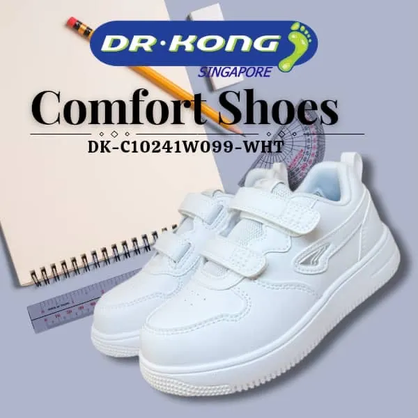 DR.KONG HEALTH SCHOOL SHOES DK-C10241W099-WHT(RP :$129)