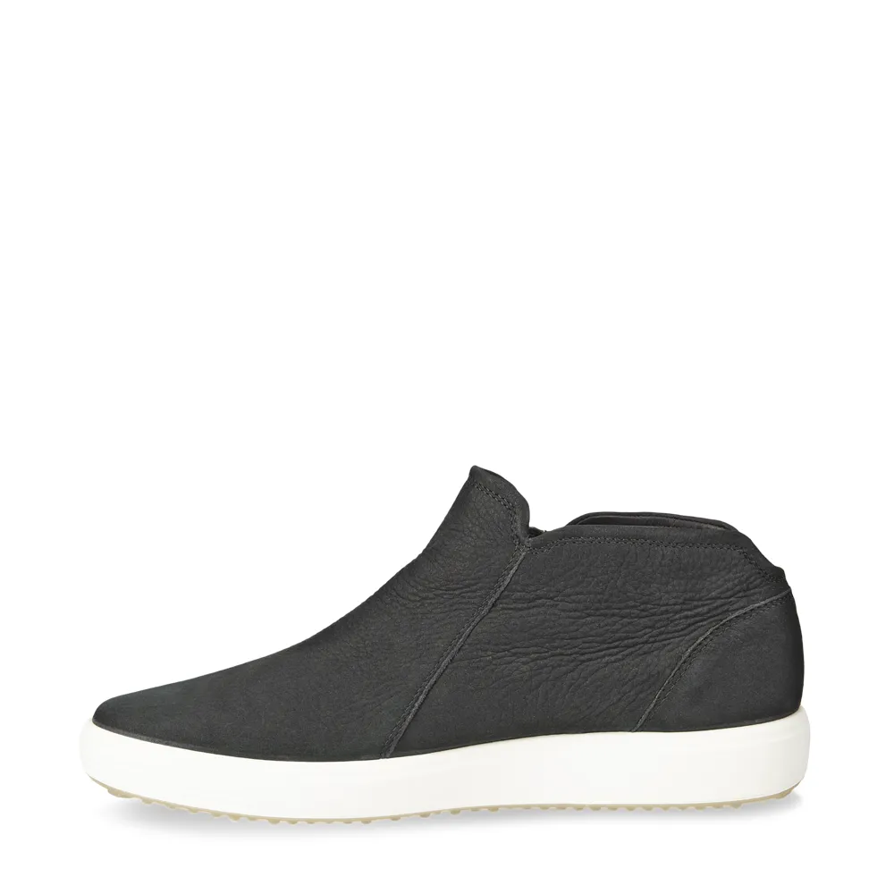 Ecco Women's Soft 7 Zip Bootie Sneaker in Black