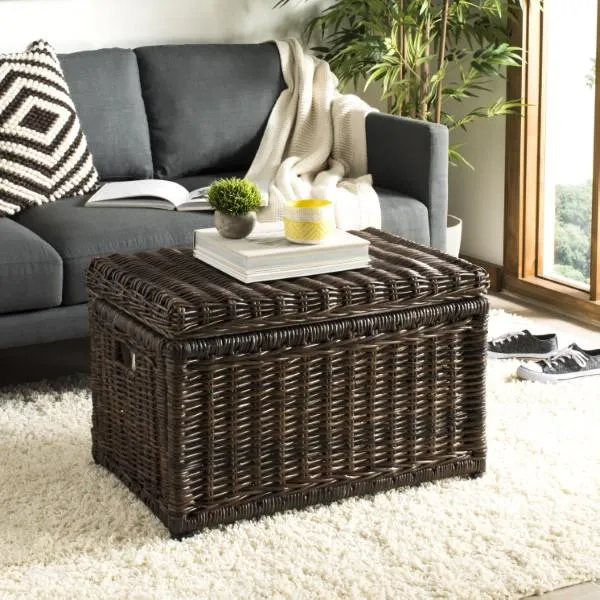 Elijah 30" Wicker Storage Trunk