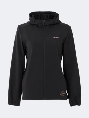 Erke Padded Windreaker Women Training Jacket Black