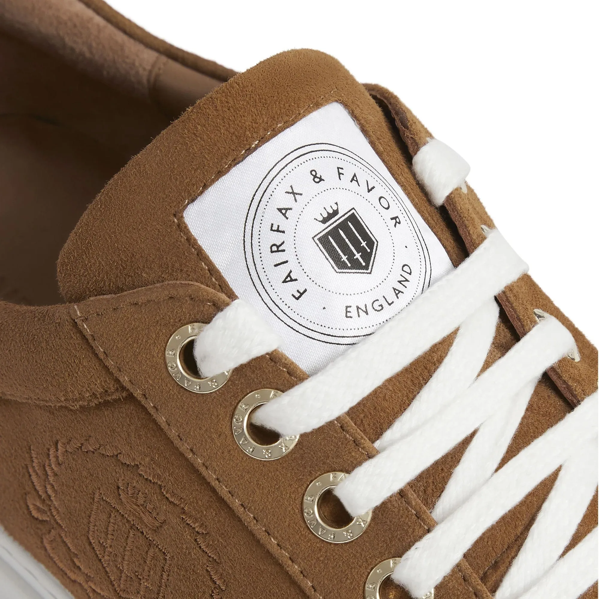 Fairfax & Favor Richmond Trainer - Tan Suede