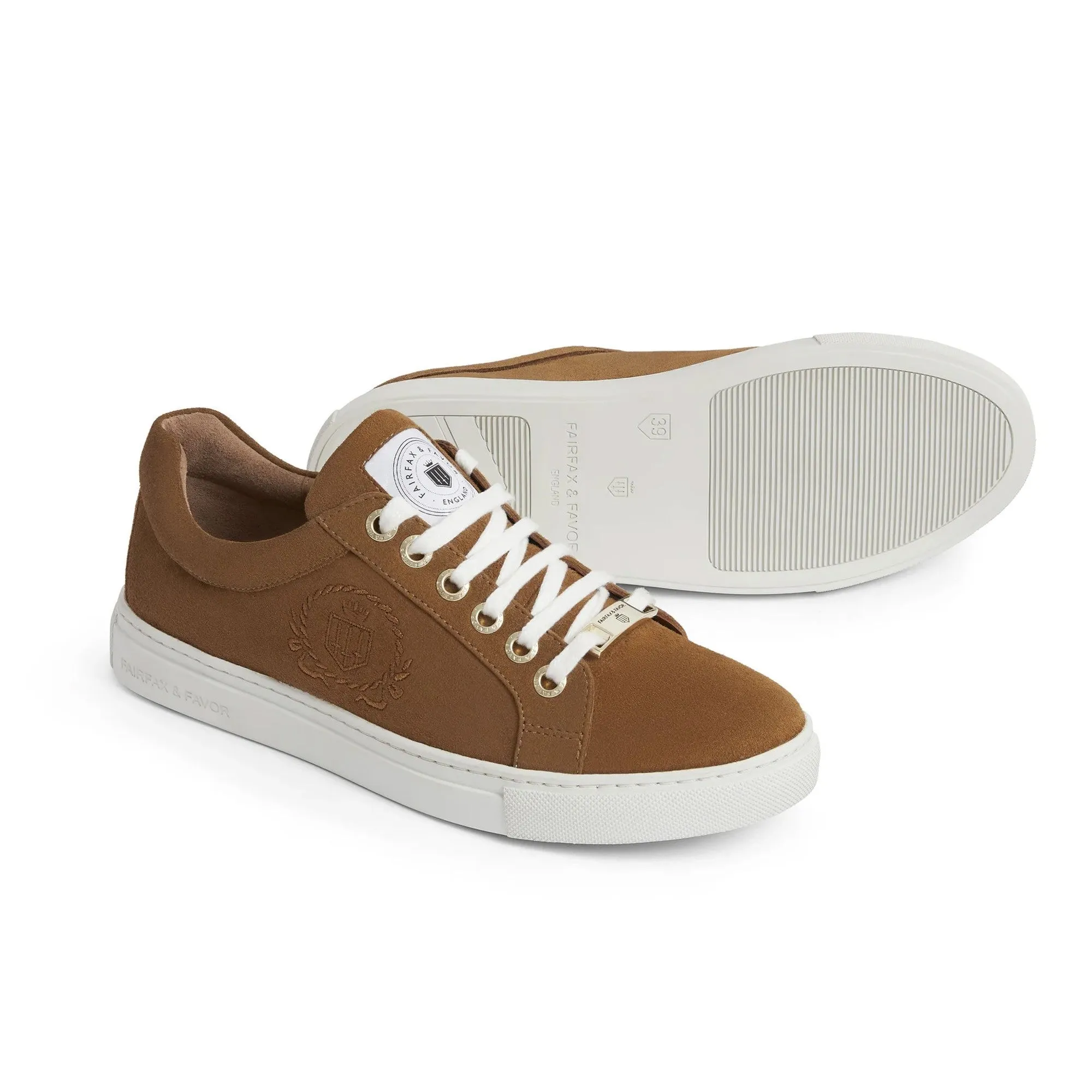 Fairfax & Favor Richmond Trainer - Tan Suede