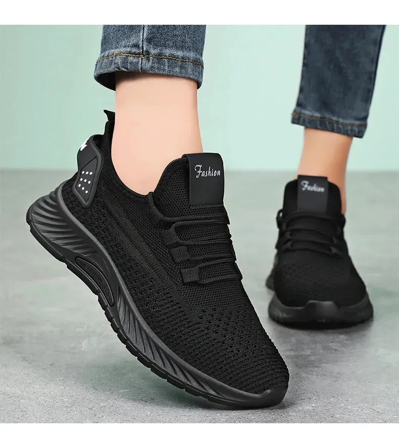 Fashion Lightweight Women Casual Shoes - Unisex Breathable Sneakers for Outdoor Sports & Casual Vibes