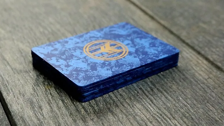 FIBER BOARDS Cardistry Trainers (Sodalite) by Magic Encarta - Trick