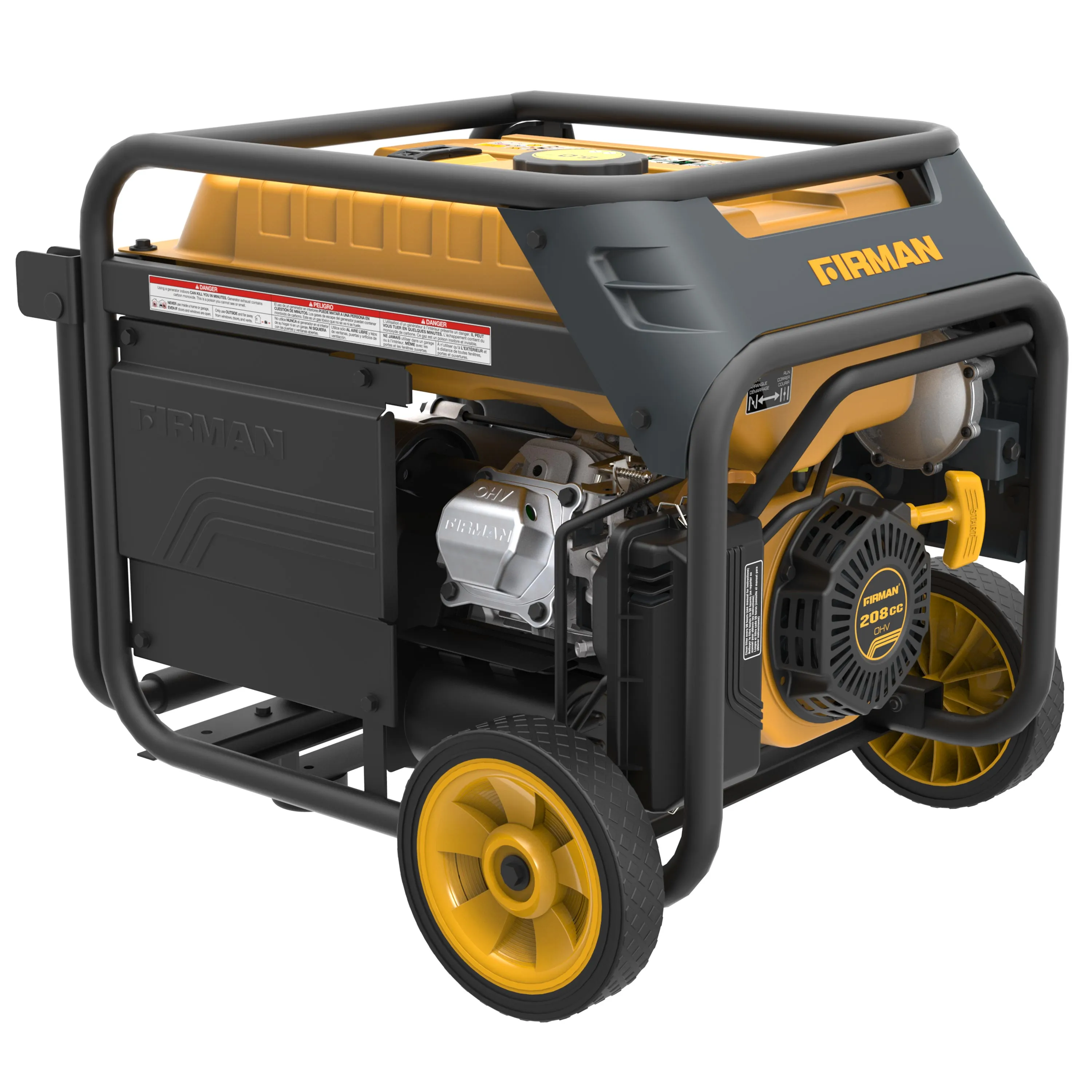 FIRMAN H03651 4550/3650 Watt Dual Fuel Electric Start Generator, cETL