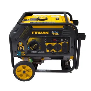 FIRMAN H03652 4550/3650 Watt Dual Fuel Recoil Start Generator, cETL, CARB