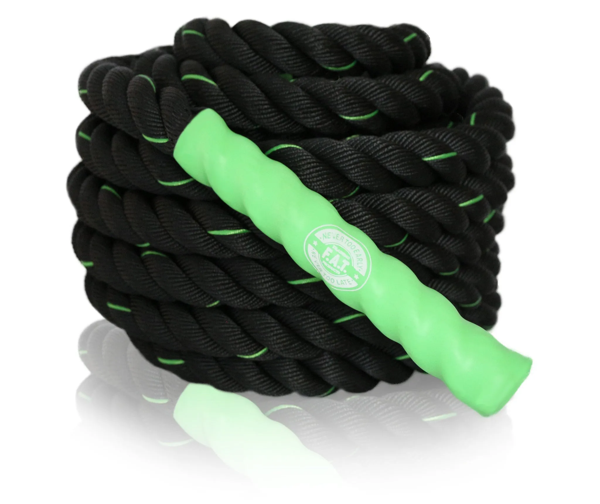 Fitness Answered Training Products Battle Rope Green 40x1.5