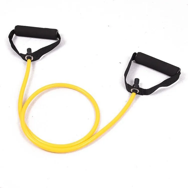 Fitness Exercise Resistance Bands Stretch Elastic Rope Workout Yoga Rally Muscle Training Exercise Rope, Size:5*9*1200mm, Random Color Delivery