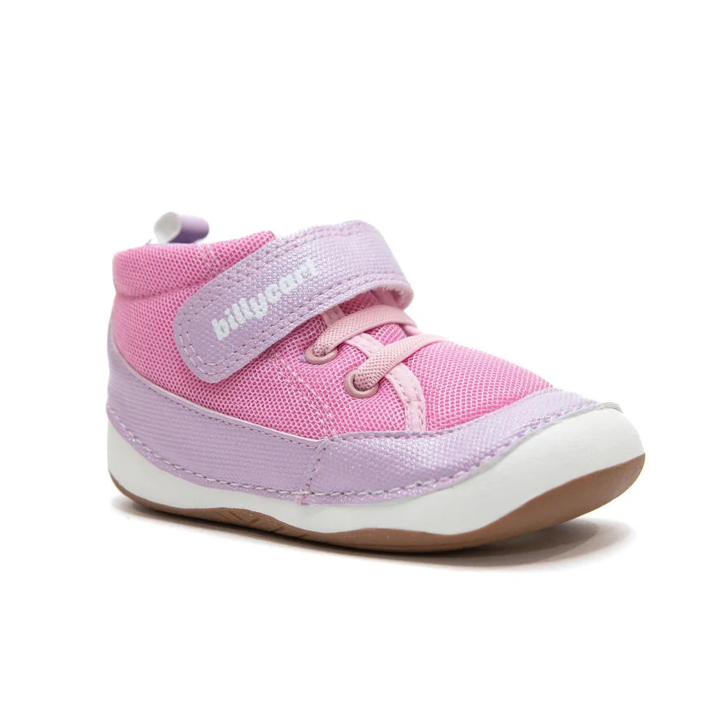 FLOSS pink and purple baby and toddler girls high-top sneakers