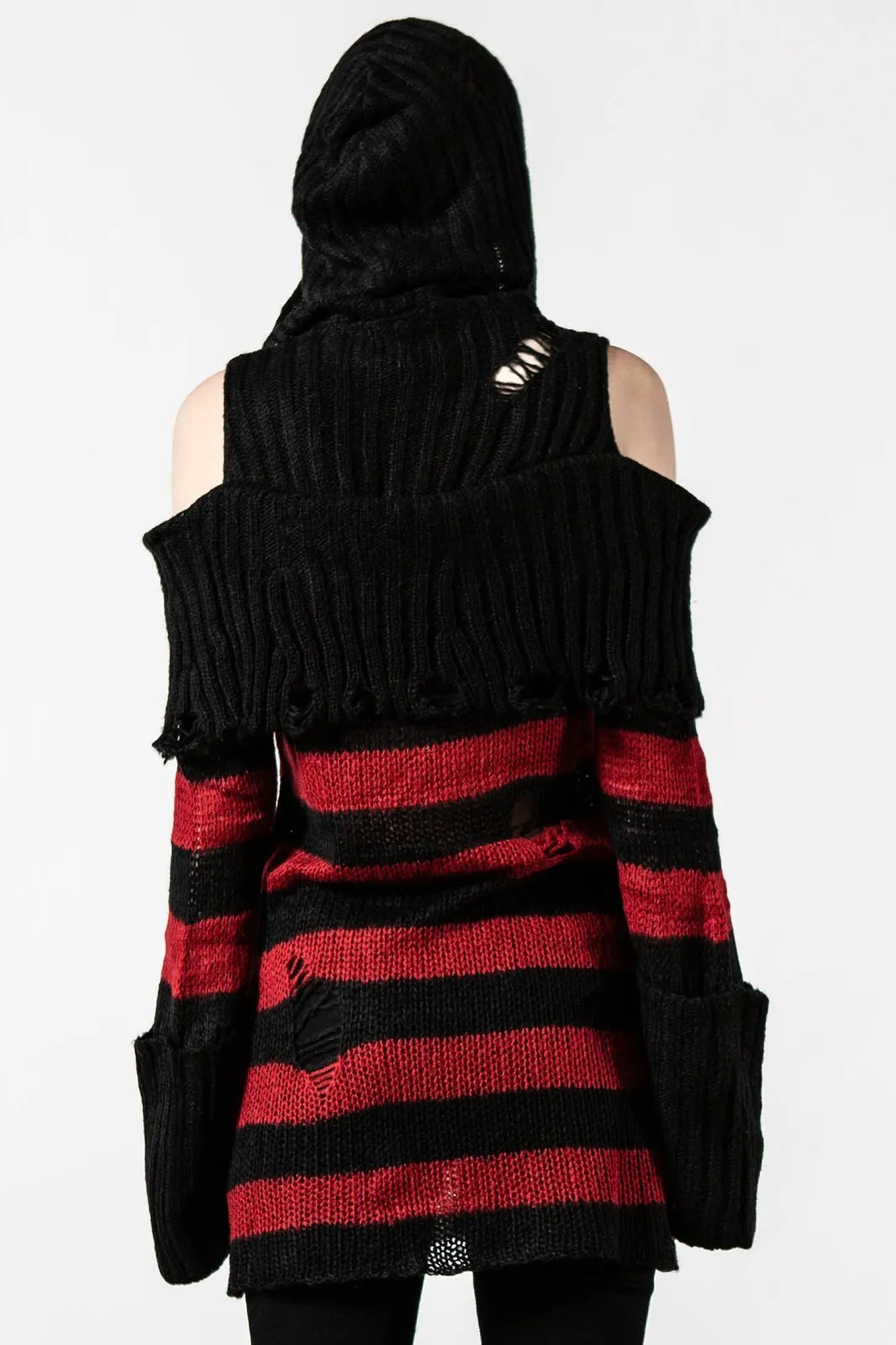 Freddy Hooded Knit Sweater