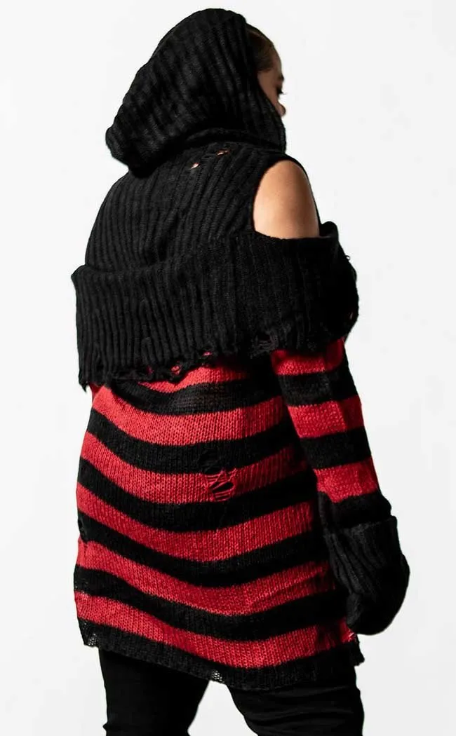 Freddy Hooded Knit Sweater